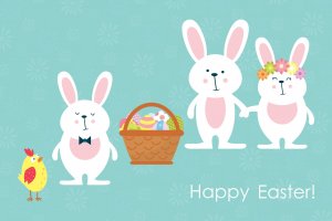 happy easter poster